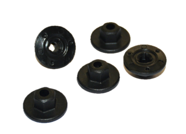 Kunststoffmutter 4,3mm x 22mm (SW10) - Satz für MINI BMW