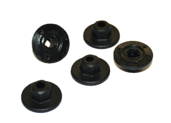 Kunststoffmutter 4,3mm x 22mm (SW10) - Satz für MINI BMW - Kunststoffmutter 4,3mm x 22mm (SW10) - Satz - Instandhaltungssatz für MINI BMW